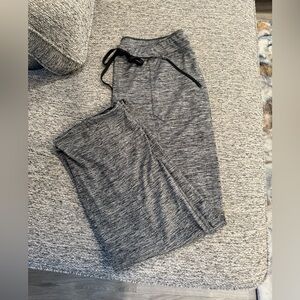 Gray Jogger Pants with Drawstring